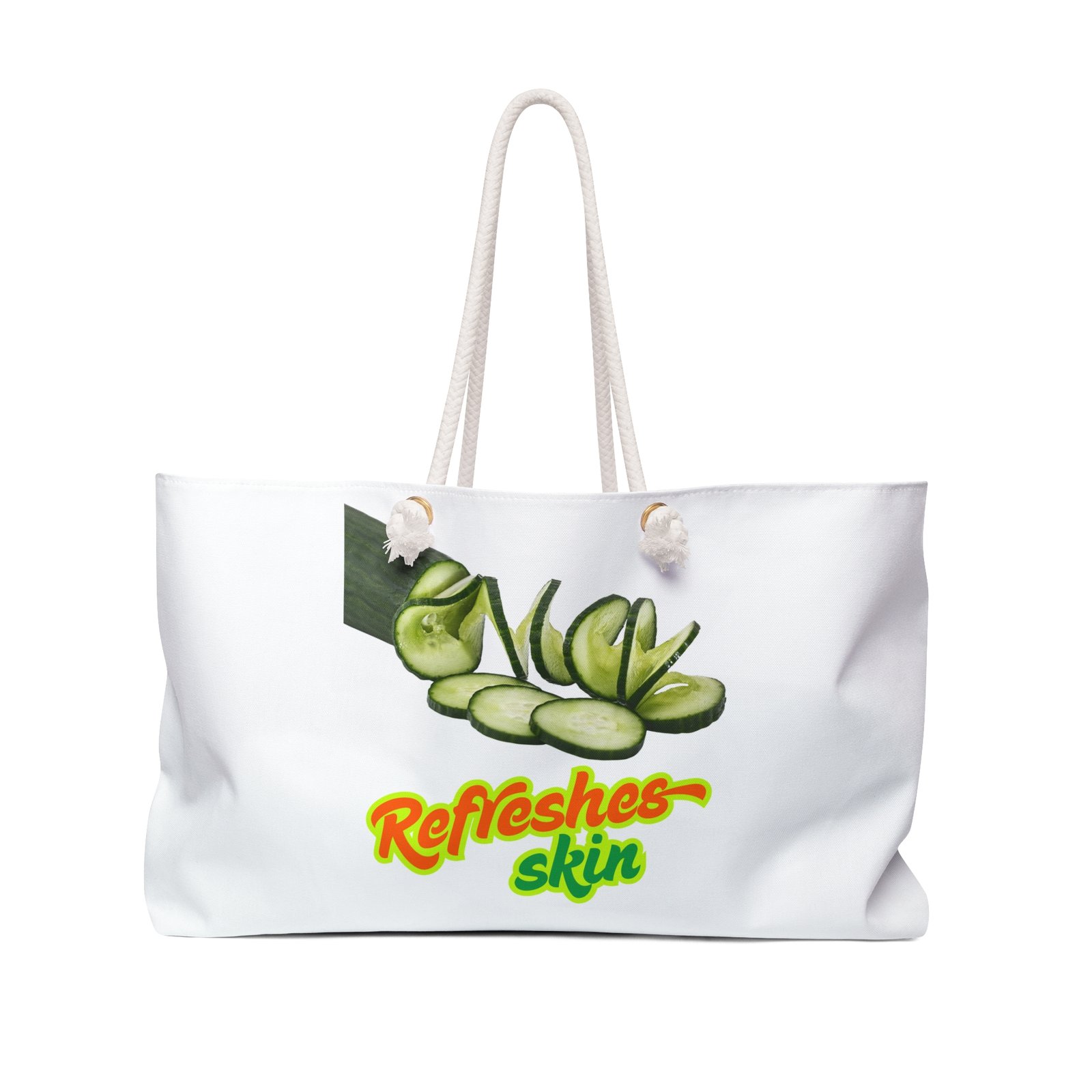 weekender bag in nature's Botox series